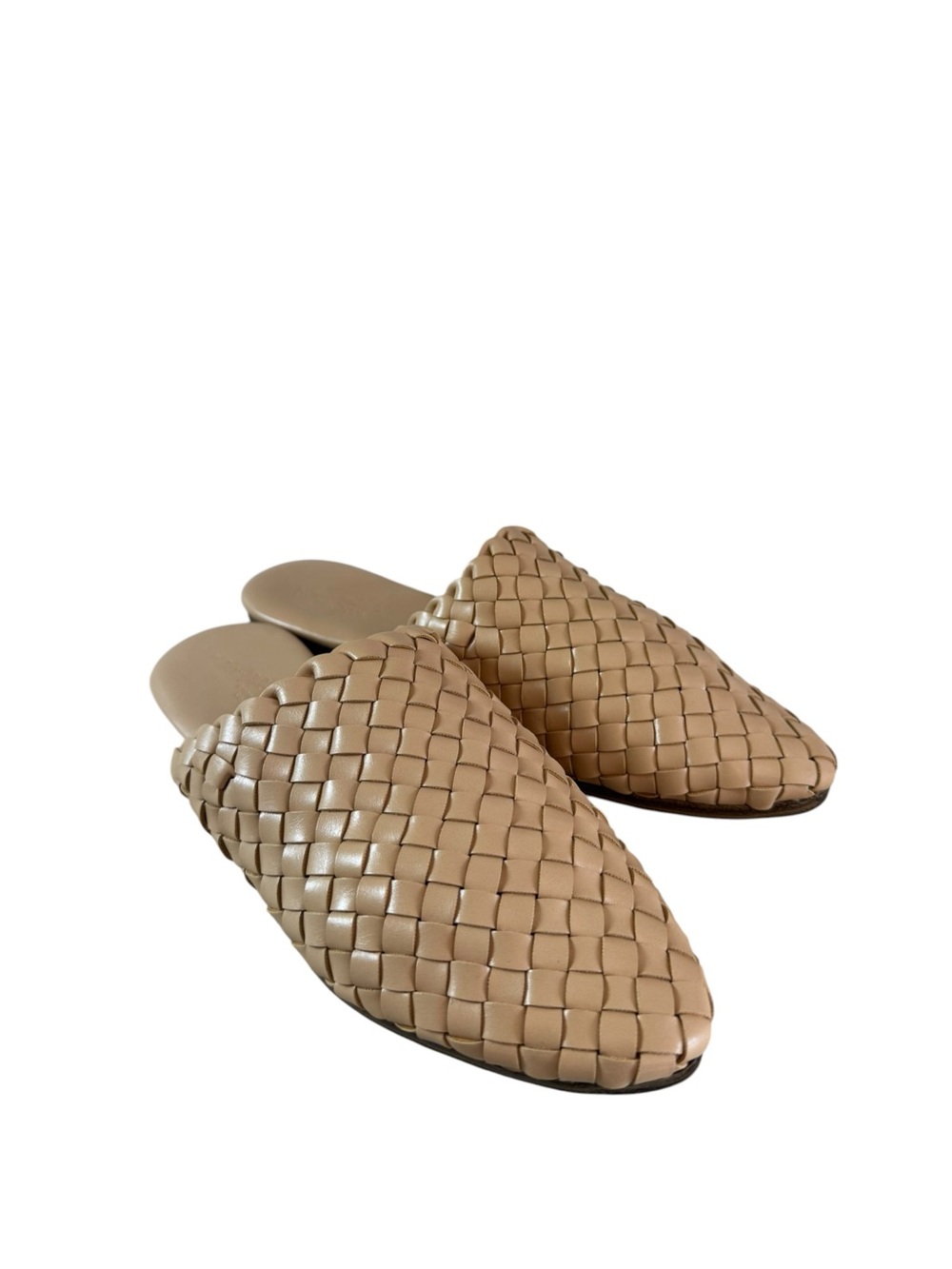 Universal Thread Woven Slide Mules in Beige - Women Size 6.5
